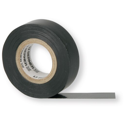 Ruban d'isolation noir 0,15 mm x 19 mm x 20 m